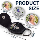 Custom Photo A Little Hug From Heaven - Personalized Leather Pocket Hug