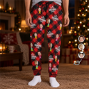 Custom Photo Best Grandpa Ever Plaid Checkered Pattern - Personalized Sweatpants