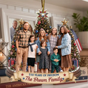 Independence Day,America 250th,Christmas,Proud,Custom Photo,Family,Remove BG Photo,Custom Text - Custom Photo Christmas United States Love And Pride - Personalized Custom Shaped Acrylic Ornament
