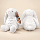 Art Design,Anniversary,Romantic,Gift For Couples,Photo Collage - Custom Photo Forever & Always Couples Anniversary - Personalized Soft Toy Bunny