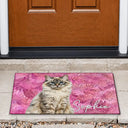 Custom Photo Oil Painting Pet Dog Cat Portrait - Personalized Doormat