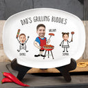 Custom Photo Papa's Grilling Plate - Personalized Plate