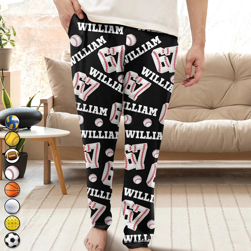 Sport Slang 67 Six Seven - Personalized Pajama Pants