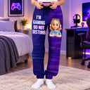 I Am Gaming Do Not Disturb 3D Effect Gamer - Personalized Sweatpants