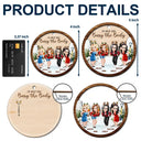 Funny,Christmas,Gift For Bestie - I Would Help You Bury The Body 3D Effect Besties - Personalized 2-Layered Wooden Ornament