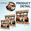 Gift For Mother,Gift For Grandma,Baseball,Happy - Baseball Dugout We Caught The Best Mom - Personalized Custom Shaped Acrylic Plaque