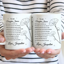 Gift For Mother,Gift For Daughter,Love,Icon - Daughter-In-Law You Are Also My Daughter-In-Heart - Personalized White Edge-to-Edge Mug