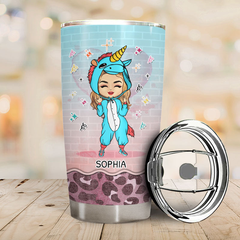 Aunticorn Like Other Aunt - Gift For Aunties - Personalized Custom Tumbler