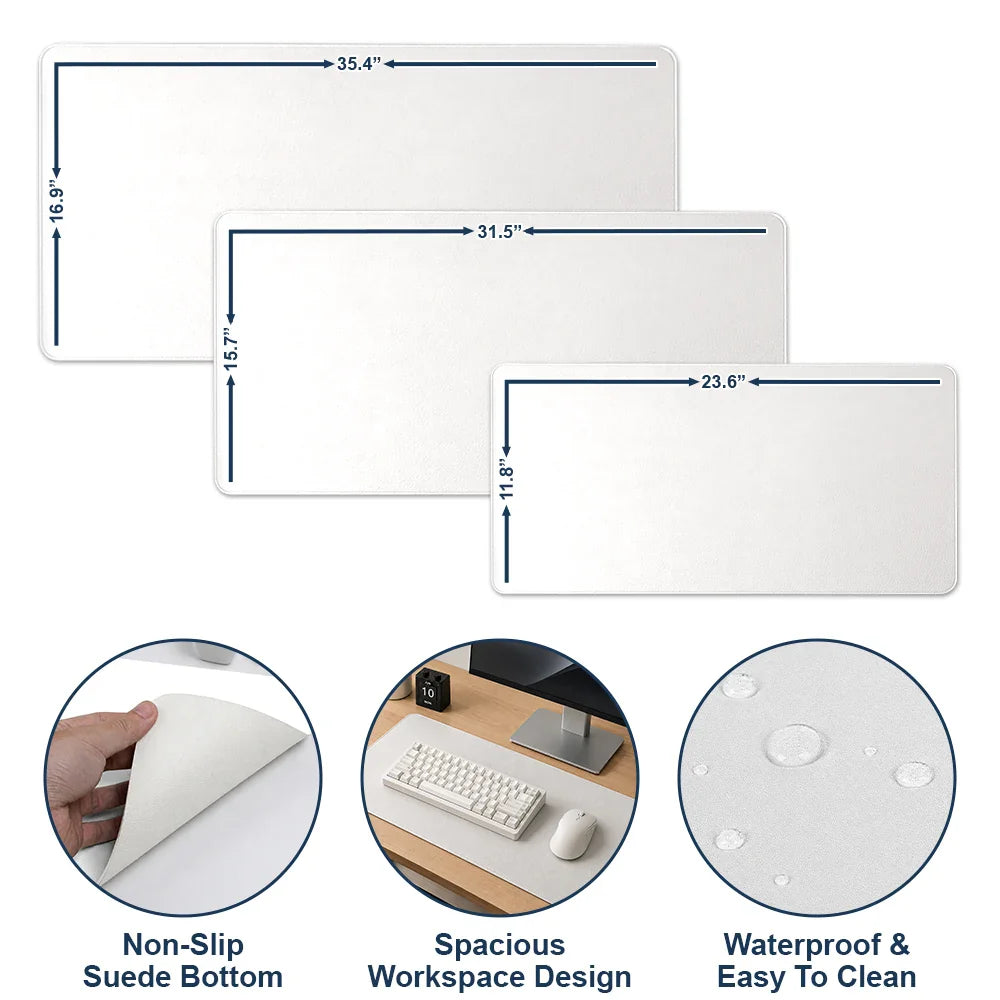 Gift For Bestie,Gift For Yourself,Gift For Women,Gift For Men,Non-Eng,Warp Text,Proud - School Pennant Flag - Personalized Leather Desk Mat