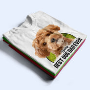 Custom Photo Best Dog Mom Dog Dad Ever - Gift For Dog Lovers - Personalized T Shirt