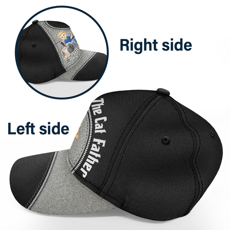 The Cat Father - Personalized Classic Cap