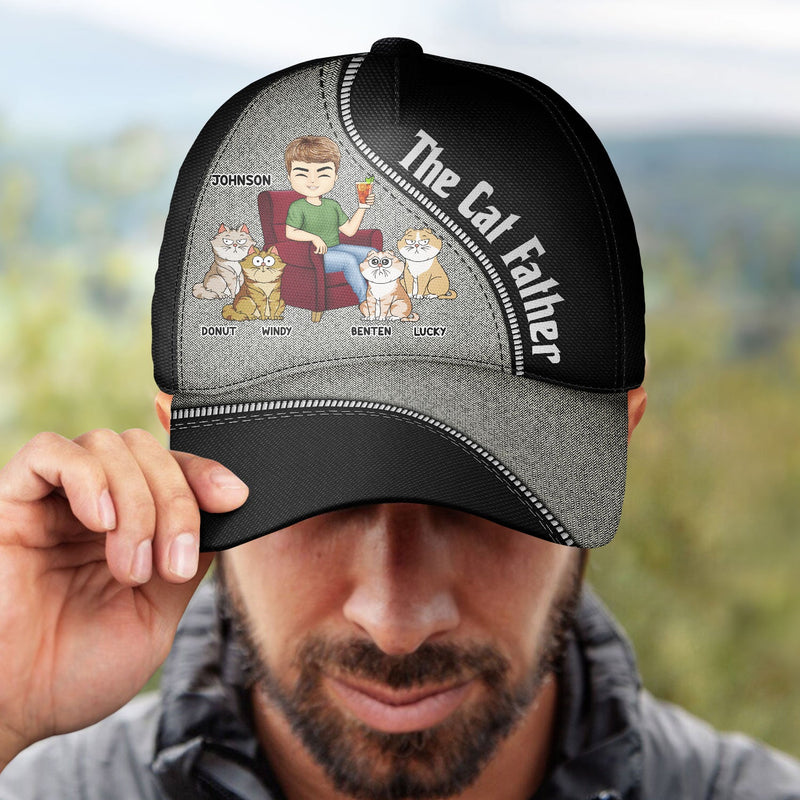 The Cat Father - Personalized Classic Cap