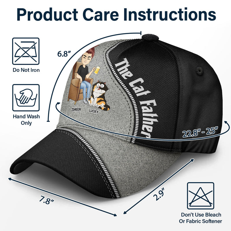 The Cat Father - Personalized Classic Cap