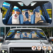 Custom Photo Have Fun Together - Personalized Auto Sunshade