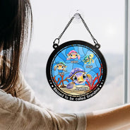 Blessed To Be Called Turtle Summer - Personalized Window Hanging Suncatcher Ornament