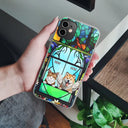Stained Glass Dog Cat Pet - Personalized Clear Phone Case