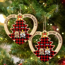 Dear Santa Define Naughty Christmas - Personalized Custom Shaped Wooden Ornament