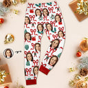 Custom Photo Girly Christmas - Personalized Pajamas Pants