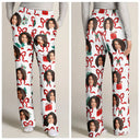 Custom Photo Girly Christmas - Personalized Pajamas Pants