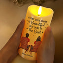 Gift For Couples, Gift For Husband, Gift For Wife, Gift For Boyfriend, Gift For Girlfriend - You & Me We Got This - Personalized Flameless LED Candle