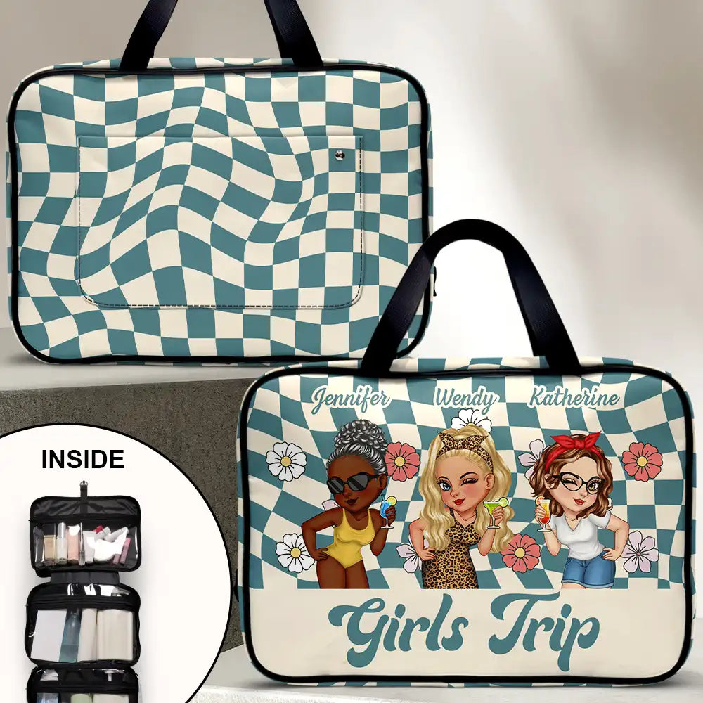 Girls Trip Survival Kit - Personalized Toiletry Bag