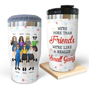 We're More Than Friends - Gift For Bestie - Personalized Custom Triple 3 In 1 Can Cooler