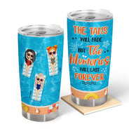 Bestie Swimming Pool The Memories Will Last Forever - Personalized Custom Tumbler