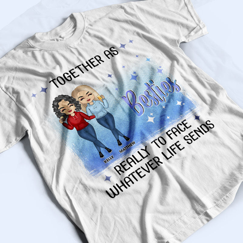 The Bond Between Sisters & Brothers Never Broken - Gift For Sibling & Best Friends - Personalized Custom T Shirt