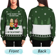 You Are My Favourite By Far - Gift For Couples - Personalized Unisex Ugly Sweater