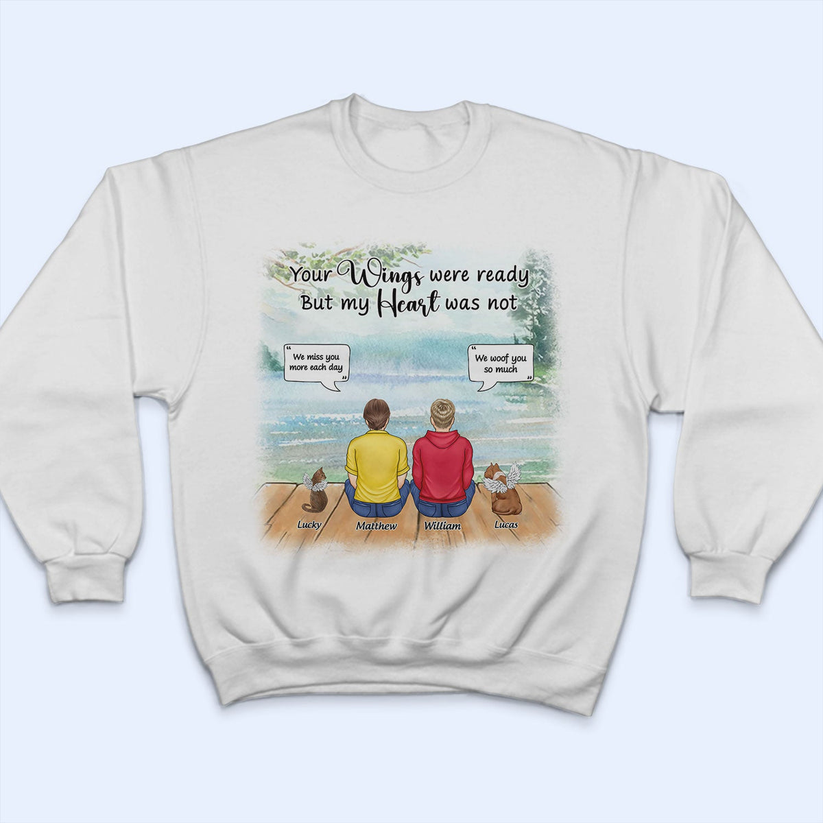 You Were My Favorite Hello - Memorial Gift For Pet Lovers - Personalized T Shirt
