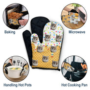 Custom Photo Pet Face - Gift For Pet Lovers - Personalized Oven Mitts, Pot Holders