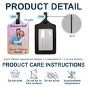 Custom Photo Husband & Wife Travel Partners For Life - Gift For Couples - Personalized Luggage Tag