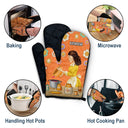 Too Hot To Handle - Gift For Women, Mom, Mother - Personalized Oven Mitts, Pot Holders