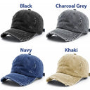 Gift For Father, Gift For Grandpa, Independence Day, Happy - Legend Husband Dad Grandpa American Style - Personalized Embroidered Distressed Cap