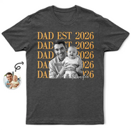 Dad EST - Personalized T Shirt