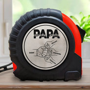 Gift For Father,Gift For Grandpa - Dad Grandpa The Man The Myth The Legend - Personalized Tape Measure