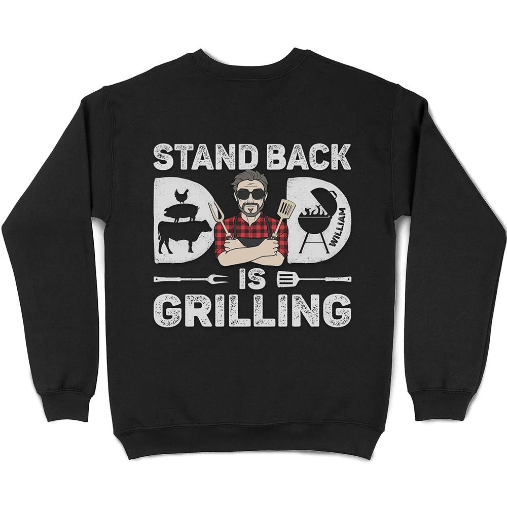 Gift For Men,Gift For Yourself,Gift For Father,Dad's Hobby,Grilling - Dad Is Grilling - Personalized T Shirt