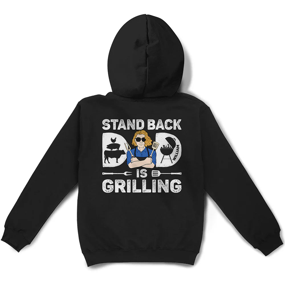 Gift For Men,Gift For Yourself,Gift For Father,Dad's Hobby,Grilling - Dad Is Grilling - Personalized T Shirt