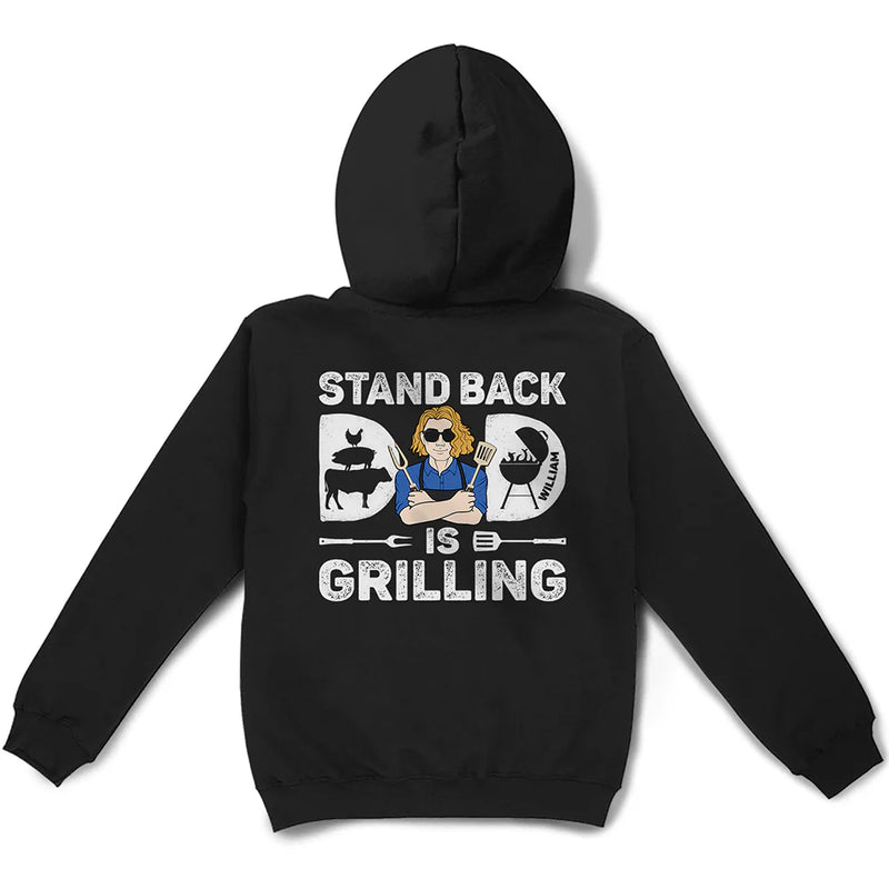 Gift For Men,Gift For Yourself,Gift For Father,Dad's Hobby,Grilling - Dad Is Grilling - Personalized T Shirt