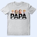 Gift For Father,Funny,Gift For Grandpa - Dad Papa The Man The Myth The Legend - Personalized T Shirt