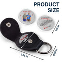 Dad - Daughters (Adult),Dad - Daughters (Young),Dad - Sons,Gift For Women,Gift For Men,Love,Top Market - Dad Son Daughter Never Forget How Much I Love You - Personalized Leather Pocket Hug