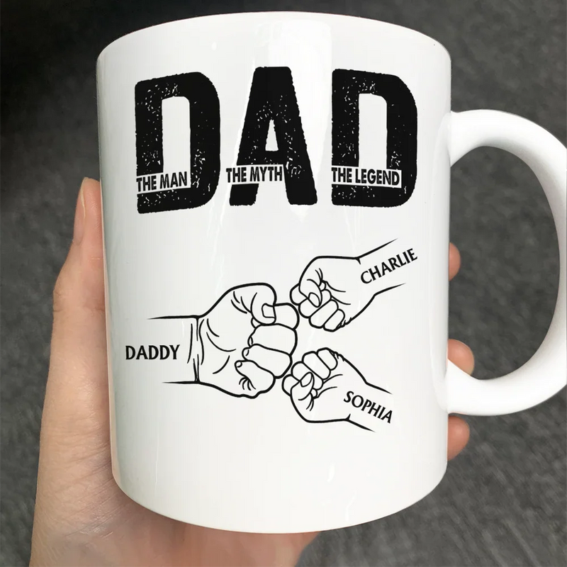 Gift For Father,Love - Dad The Man The Myth The Legend - Personalized Mug