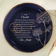 Mom - Daughters (Adult),Gift For Mother,Gift For Daughter,Love - Daughter-In-Law You Are Also My Daughter-In-Heart - Personalized Ring Dish