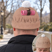 Gift For Men,Gift For Yourself,Gifts For Him,Humorous,Icon,Top Market - Funny Gag Gift For Him - Personalized Curly Hair Bobble Beanie Hat