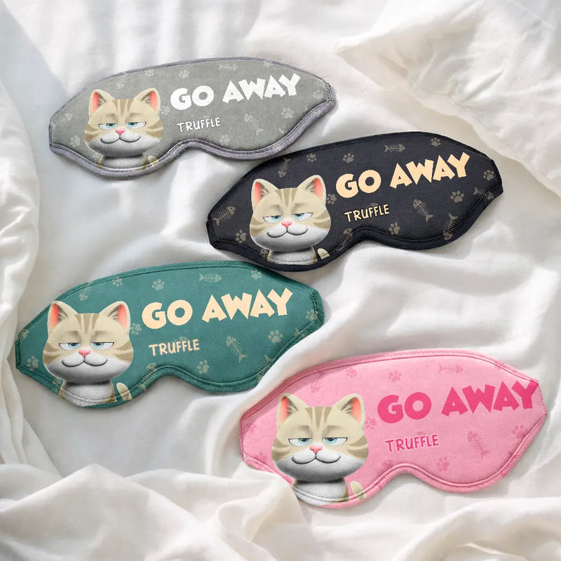 Cat Lovers,Cat Mom,Cat Dad,Pet Lovers,Pet Mom,Pet Dad,Funny - Do Not Disturb Funny Cat - Personalized 3D Sleep Mask