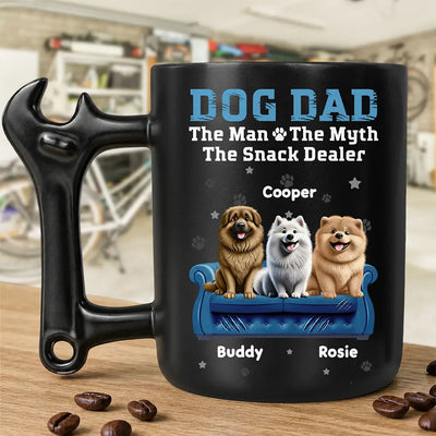 Wrench Shaped Handle Mug