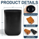 I Identify As Water - Personalized Leather Can Cooler
