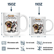 Pet Lovers,Dog Lovers,Dog Mom,Happy - Dog Lovers Still Staring At You - Personalized Mug