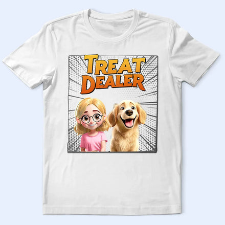 Dog Treat Dealer 3D Effect - Personalized T Shirt