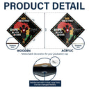 Dope Black King Queen - Personalized Graduation Cap Topper